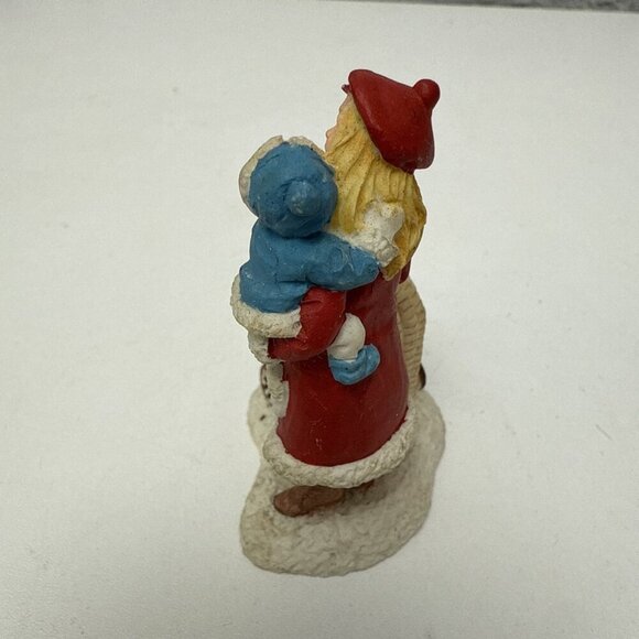 Vintage Coca Cola Christmas Village Figurine Mom Baby Buggy Coke Bottles - Picture 3 of 6